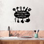 Wallity Cocina Con Amor Escultura de pared